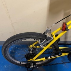 ミニベロ6速20インチ/黄　屋内保管　⑥の画像