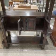 李朝民芸家具　高さ約110㎝　横幅約97㎝　奥行約25㎝の画像