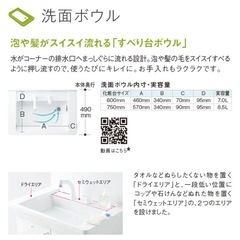 新品未使用品 TOTO洗面化粧台 Vシリーズ 750幅 2枚扉タイプの画像