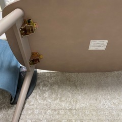 ローテーブル　グレージュの画像