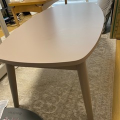 ローテーブル　グレージュの画像