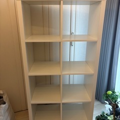 【本日引き取り希望】IKEA KALLAX カラックス シェルフユニット, ホワイト, 77x147 cmの画像