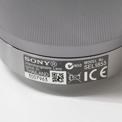 SONY/E18-55mm F3.5-5.6 OSS/ズームレンズ ④の画像