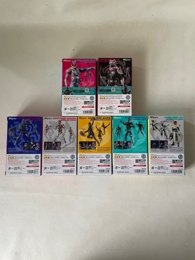 S.H.Figuarts 仮面ライダーリバイス 7体セット リバイ バイス デモンズ アギレラ ジャンヌ エビル ライブ 中古美品
