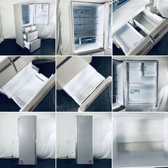 ID:rg221192 【自社配送エリア内限定】日立 HITACHI 冷蔵庫 ファミリー 中古 2017年製 5ドア 401L クリスタルシャンパン ファン式 右開き R-S4000G(XN)  【リユース品：状態B】【送料無料】【設置費用無料】の画像