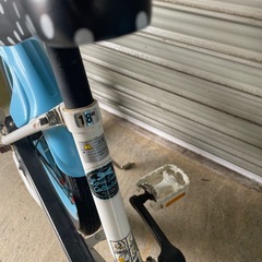 【18インチ】水色✖︎黒　子供用自転車
の画像