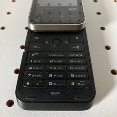 昭和レトロがら携帯電話機スライドタイプ現状品／ジャンク品扱いの画像