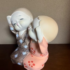 博多人形　日本人形　人形　素焼人形　男の子　女の子　郷土人形　古民具　の画像