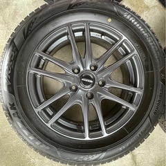 ホンダ　ヴェゼル　スタッドレスタイヤホイール付き　４本セット　2021年製　215/60/R16の画像
