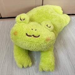 ※近日大掃除処分※🐸の新しいお友達募集 カエル ぬいぐるみ❁¨̮の画像
