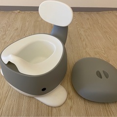 くじらのおまる　ポッティ　ダークグレーの画像