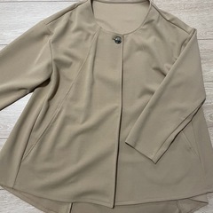 【rose mint】ノーカラージャケットとパンツのセットアップの画像