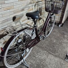 中古自転車 3段変速 26インチ LEDオートライト 軽整備済み 防犯登録対応 町田市 相模原市 MM858の画像