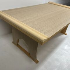 木製 お経台 経机 仏具 脚折りたたみ可能 幅59cm×奥行35cm×高さ24cmの画像