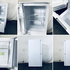 ID:rc12847 シャープ SHARP 冷蔵庫 一人暮らし 中古 2021年製 2ドア 152L ホワイト ファン式 両方開き SJ-GD15G-W  【リユース品：状態A】【送料無料】【設置費用無料】の画像