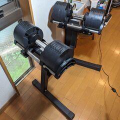 【急募】Flexbell フレックスベル 32kg 2kg刻み 2個 + 専用スタンド NUOBELL 232 可変式ダンベルの画像