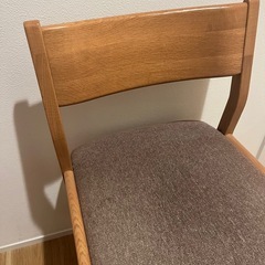KOIZUMI 子供用　学習椅子　高さ調整機能付き　木製　　　の画像