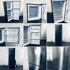 ID:rd24585 【自社配送エリア内限定】シャープ SHARP 冷蔵庫 一人暮らし 中古 2020年製 2ドア 225L シルバー ファン式 右開き SJ-D23F-S  【リユース品：状態B】【送料無料】【設置費用無料】の画像