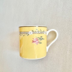【ネット決済・配送】 Tiffany ティファニー　Pink Tulip コーヒーカップ　ティーカップ　 カップアンドソーサー　未使用　美品　箱入り　匿名配送　ピンクチューリップ  の画像