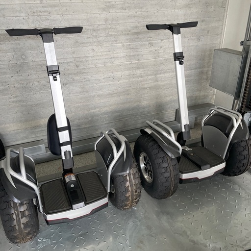 セグウェイタイプ バランススクーター２台セット
(沖縄限定、引取限定)