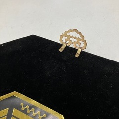 H2510-518 風水八角形鏡 壁掛けミラー 中古の画像