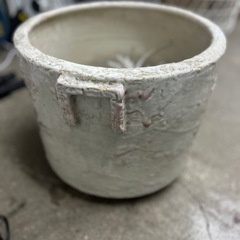 昭和レトロ 火鉢 メダカ鉢 古民具 古民家 睡蓮鉢 金魚鉢 園芸 ガーデニング 時代物 アンティーク 骨董品 民芸家具　の画像