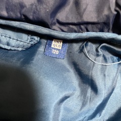 UNIQLO キッズ　ダウンジャケット　サイズ120
　　の画像