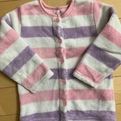 美品　ボア　長袖　パジャマ　110㎝　上下セット　裏起毛　もこもこ　寝巻きの画像