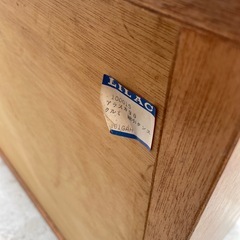 【レトロ】木製箪笥　くるみの画像