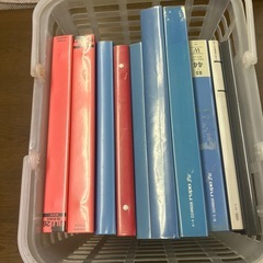 A4クリアファイル　B5リングファイルの画像