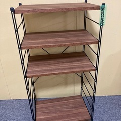 ウッドシェルフキャスター付きの画像