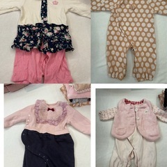 女の子の70〜75サイズのお洋服の画像