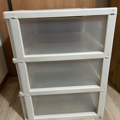 衣装ケース　3段　ワイド　の画像