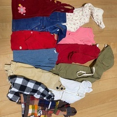 80サイズ　女の子　洋服セットの画像