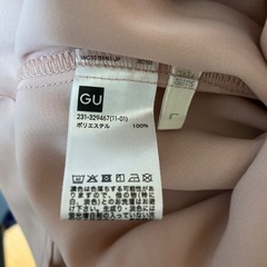 GU カットソー　ピンク　サイズLの画像