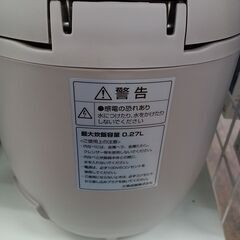 ★リユースのサカイ水戸店★ コイズミ ライスクッカー 0.27L 21年製 動作確認／クリーニング済み MT5917の画像
