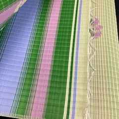 ポリプロ花ござ　五八　2帖サイズ
の画像