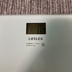 デジタル体重計　LIFELEXの画像