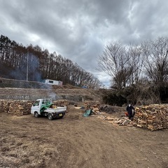 乾燥薪軽トラック一台　キャンプ　薪ストーブの画像