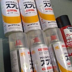  ≪アクリルラッカーなど≫スプレー　7点      272050000SK60の画像