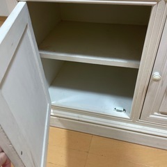 棚　ビンテージ　白の画像