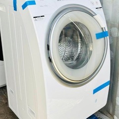 超破格💎【店頭展示品】2025年製ROROドラム式洗濯乾燥機　ヤマダ電気　配達無料！①の画像