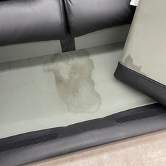 ◇ドリーム尼崎1号館◇【ジモティー割引対象商品】3人用ソファ 合皮の画像