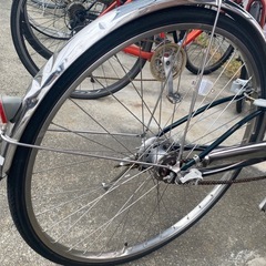 26インチ　変速付き自転車の画像