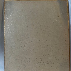 松本清張　絵色紙(百済観音像図)朱印の画像