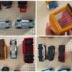 TOMICAトミカ 働く車ミニカー 11台セット スバル360清掃車パトカーの画像