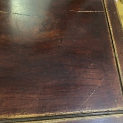 昭和レトロ品　古家具　四角型ちゃぶ台　の画像