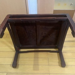 昭和レトロ品　古家具　四角型ちゃぶ台　の画像