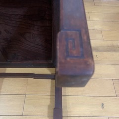 昭和レトロ品　古家具　四角型ちゃぶ台　の画像