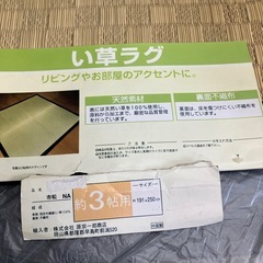 い草ラグ　約３帖用の画像